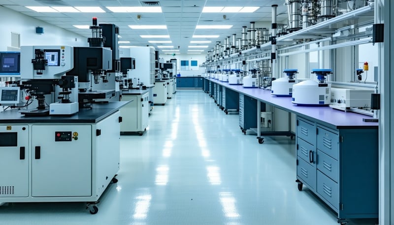 High-tech laboratory equipment used for mass spectrometry and proteomics analysis High-tech laboratory equipment used for mass spectrometry and proteomics analysis